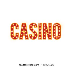 Casino concept represented by letters icon. isolated and flat illustration 