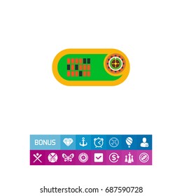 Casino concept vector icon