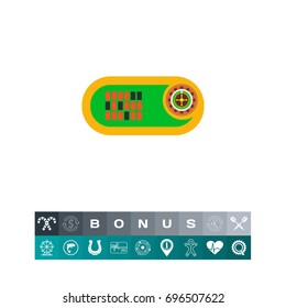 Casino concept vector icon
