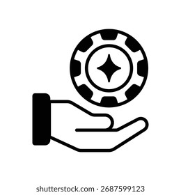 Casino Craps Vector icon which can easily modify or edit
