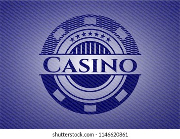 Casino denim background