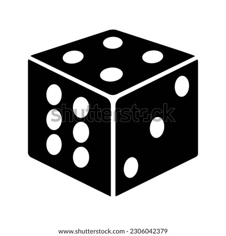 casino dice icon vector illustration design