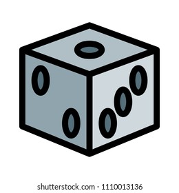 Casino Dice Isolated