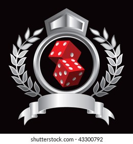 casino dice silver royal display