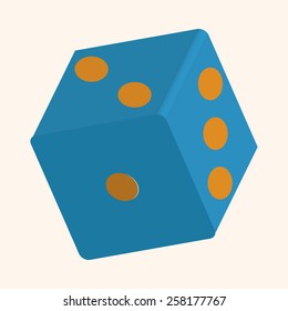 casino dice theme elements