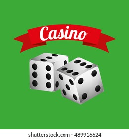 casino dices game icon vector illustration design