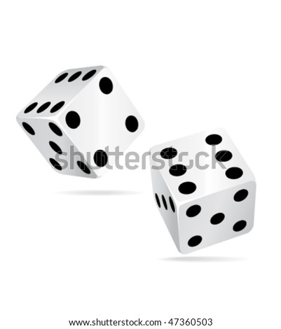 Casino dices icon ll. vector illustration.