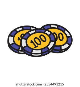 Casino Doodle Illustration - 03