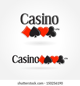 casino element card name text sign