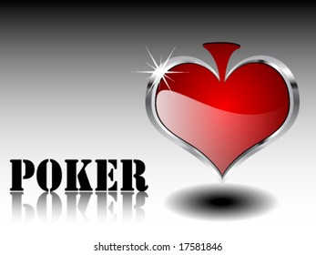 corazón de elemento de casino