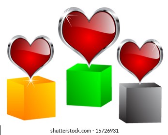 Casino elements - heart