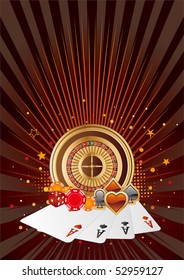 casino elements,gambling background
