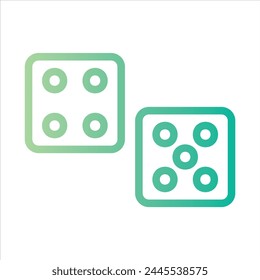 casino in flat design style