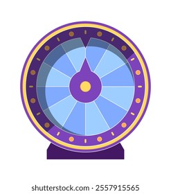 Casino fortune wheel vector illustration