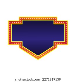 Casino Frame Vector Design Image