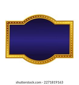 Casino Frame Vector Design Image