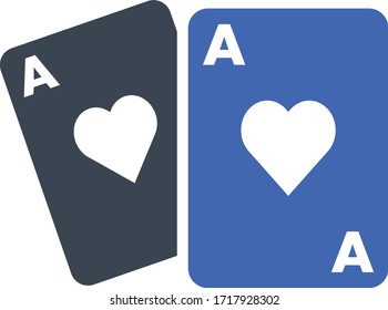 Casino, Gamble icon, vector graphics