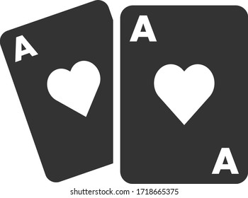 Casino, Gamble icon, vector graphics