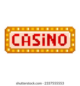 casino, gambling, 8 bit, game, money, vector, icon, bet, win, set, jackpot, illustration, gamble, pixel art, bonus, fortune, retro, vintage, sticker, isolated, design, art, cartoon, sign, web, pixels,