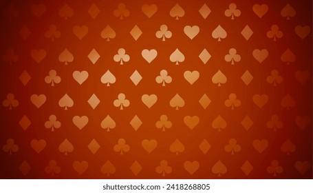 casino gambling ace card pattern banner win big prize vector