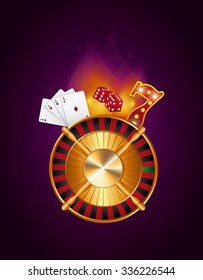 casino gambling  concept design, vector illustration eps10 graphic 