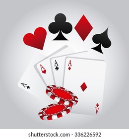 casino gambling  concept design, vector illustration eps10 graphic 