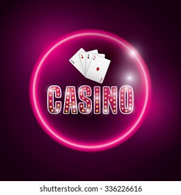 casino gambling  concept design, vector illustration eps10 graphic 