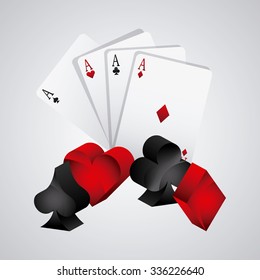 casino gambling  concept design, vector illustration eps10 graphic 