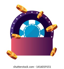 casino and gambling vector ilustration