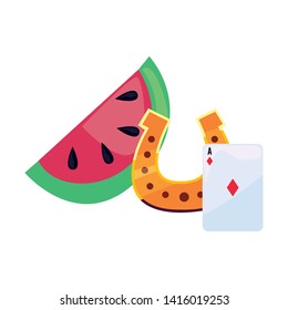casino and gambling vector ilustration