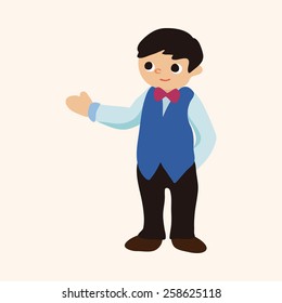 casino game dealer theme elements