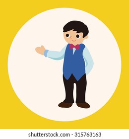 casino game dealer theme elements