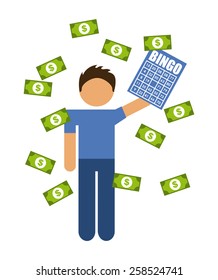casino game design, vector illustration eps10 graphic 