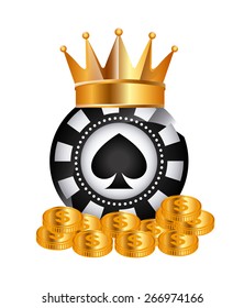 casino game design, vector illustration eps10 graphic 