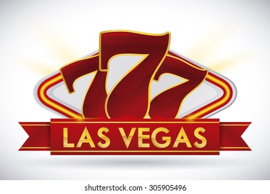 Casino game design, vector illustration eps 10.