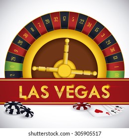 Casino game design, vector illustration eps 10.