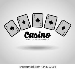 casino game design, vector illustration eps10 graphic 