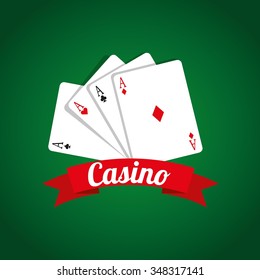 casino game design, vector illustration eps10 graphic 