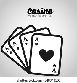 casino game design, vector illustration eps10 graphic 