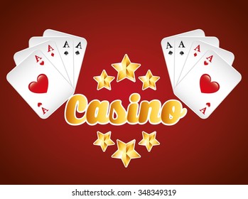 casino game design, vector illustration eps10 graphic 