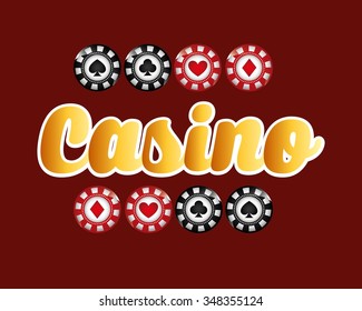 casino game design, vector illustration eps10 graphic 