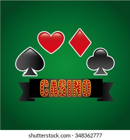casino game design, vector illustration eps10 graphic 