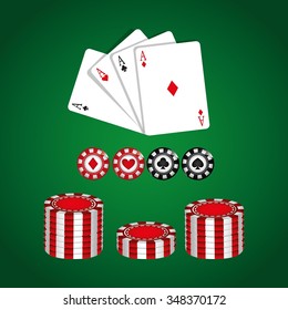 casino game design, vector illustration eps10 graphic 