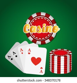 casino game design, vector illustration eps10 graphic 