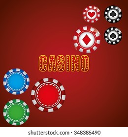 casino game design, vector illustration eps10 graphic 
