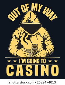 casino game graphic t shirt design