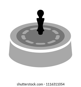 Casino Game Icon, Gambling Illustration - Vector Roulette, Roulette Machine