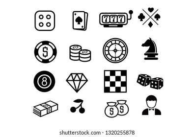 casino game icons 