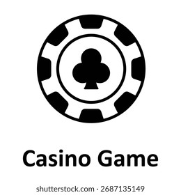 Casino Game  Vector icon which can easily modify or edit

