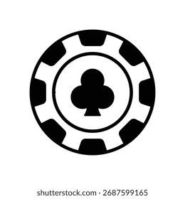Ícone do Casino Game Vetor que pode facilmente modificar ou editar
